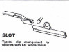 Wiper arm - Post-war pattern, chrome, to suit 3/16" or 1/4" diameter drive shafts with slot end fitting